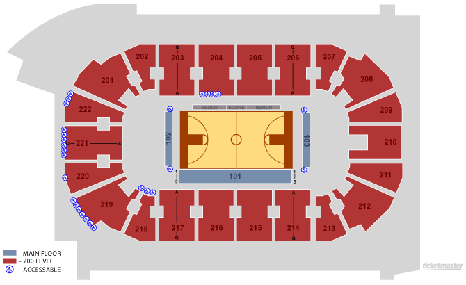 The Seating at Covelli Center
